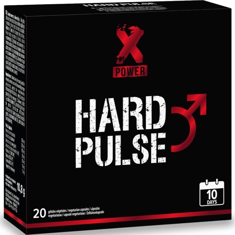 XPOWER - TRATAMENTO EXPRESSO HARD PULSE: EREÃÃO E RESISTÃNCIA POR 10 DIAS - 20 CÁPSULAS - D-245011 - Dona Pimenta