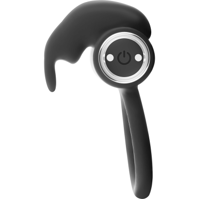 BLACK&SILVER&trade;- ANEL RECARREGÁVEL BURTON 10 MODOS DE VIBRAÇÃO - D-226978 - Dona Pimenta