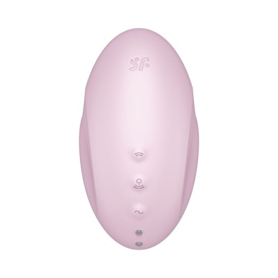 SATISFYER VULVA LOVER 3 AIR PULSE ESTIMULADOR E VIBRADOR - PRETO - D-232922 - Dona Pimenta