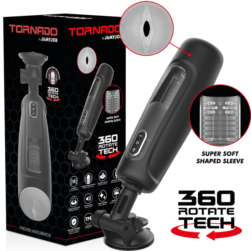 JAMYJOB TORNADO 360 ROTATE TECH STROKER - D-230385 - Dona Pimenta JAMYJOB TORNADO 360 ROTATE TECH STROKER - D-230385 - Dona Pimenta