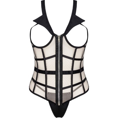 LIVCO CORSETTI FASHION - LAURA LC 20215 CORSET + TANGA S/M - D-241531 - Dona Pimenta