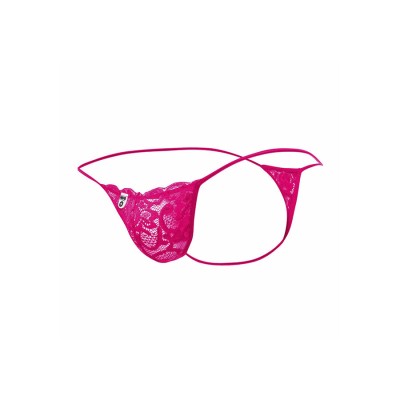 MOB - TANGA DE RENDA ROSA TAMANHO L/XL - D-243528 - Dona Pimenta