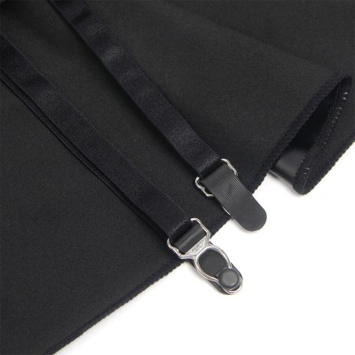 SUBBLIME - 957704 VESTIDO DE COURO COM ZÍPER DE RENDA PRETO S/M - D-242935 - Dona Pimenta