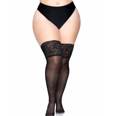 LEG AVENUE STAY UP - 9750 BLACK - Dona Pimenta