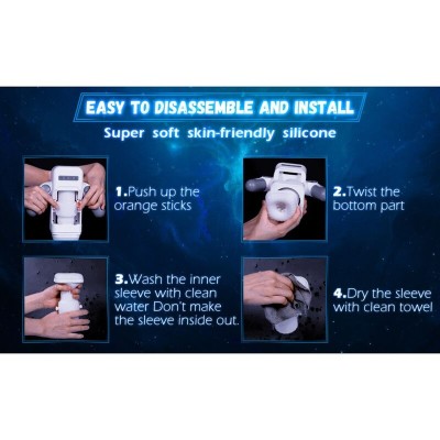 COPO DE JOGO - MASTURBADOR DE VIBRAÇÃO DE IMPULSO COM FUNÇÃO DE AQUECIMENTO E SUPORTE MÓVEL - PRETO - D-236034 - Dona Pimenta