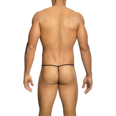 MOB - TANGA TRANSPARENTE EM FORMATO T PRETA TAMANHO L/XL - D-243554 - Dona Pimenta