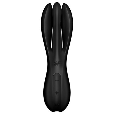 VIBRADOR SATISFYER THREESOME 2 - PRETO - D-232595 - Dona Pimenta