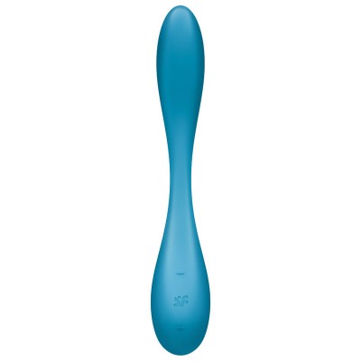 SATISFYER G-SPOT FLEX 5 MULTI VIBRADOR - AZUL - D-232743 - Dona Pimenta