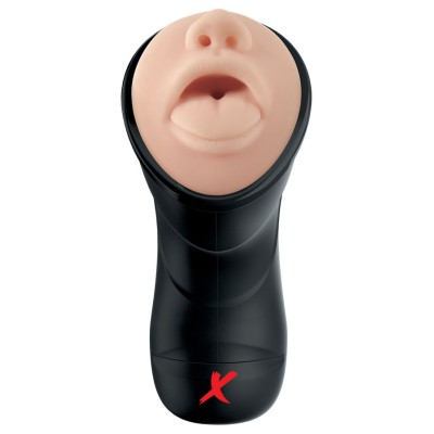 PDX ELITE DEEP THROAT VIBRATING STROKER - RD507 - Dona Pimenta