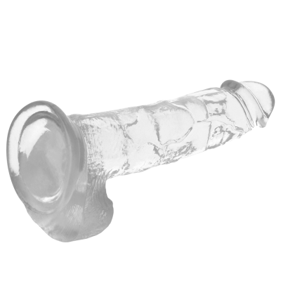XRAY CLEAR DILDO REALISTA TRANSPARENTE 22CM X 4.6CM - D-224103 - Dona Pimenta