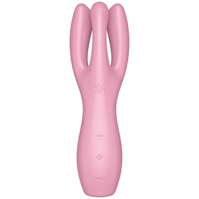 VIBRADOR SATISFYER THREESOME 3 - ROSA - D-231265 - Dona Pimenta