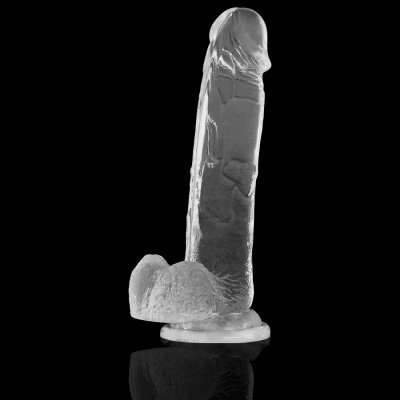 XRAY CLEAR DILDO REALISTA TRANSPARENTE 22CM X 4.6CM - D-224103 - Dona Pimenta