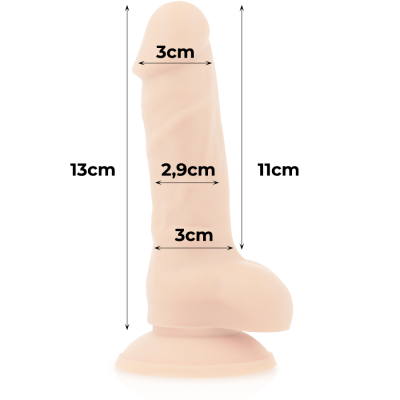 COCK MILLER DENSIDADE DE SILICONE COCKSIL ARTICULÁVEL 13CM - D-224950 - Dona Pimenta