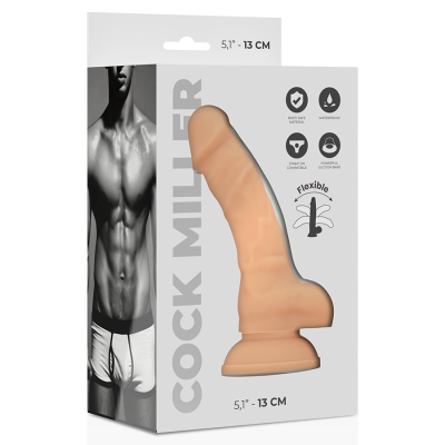 COCK MILLER DENSIDADE DE SILICONE COCKSIL ARTICULÁVEL 13CM - D-224950 - Dona Pimenta