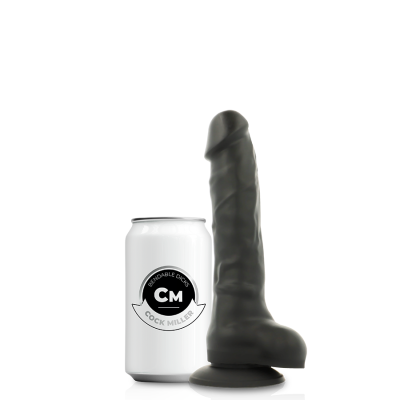 COCK MILLER DENSIDADE DE SILICONE COCKSIL ARTICULÁVEL PRETO 18 CM - D-224953 - Dona Pimenta