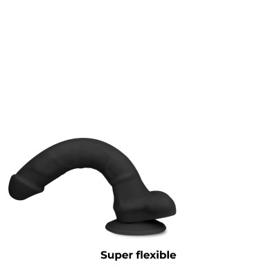 COCK MILLER DENSIDADE DE SILICONE COCKSIL ARTICULÁVEL PRETO 18 CM - D-224953 - Dona Pimenta