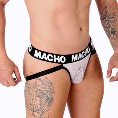 MACHO - MX26X1 JOCK NET BRANCO S - D-236857 - Dona Pimenta
