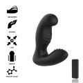 IBIZA - MASSAGER ANAL CONTROLE REMOTO 10 x 3,5 CM - D-234402 - Dona Pimenta