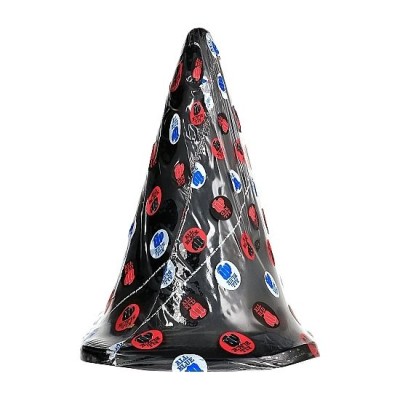 TUDO PRETO - PLUGUE TRIANGULAR 30 CM - D-222838 - Dona Pimenta