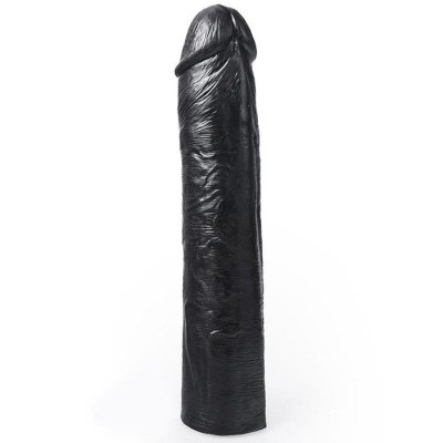 SISTEMA PENDURADO - DILDO REALISTA COR PRETA BENNY 25,5 CM - D-222965 - Dona Pimenta