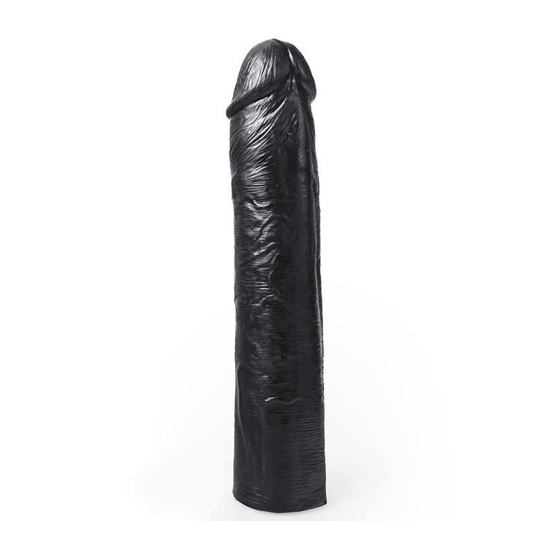 SISTEMA PENDURADO - DILDO REALISTA COR PRETA BENNY 25,5 CM - D-222965 - Dona Pimenta