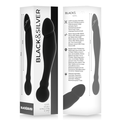 BLACK&SILVER&trade; - DILDO ESTIMULANTE KARL G-POINT 18 CM - D-234777 - Dona Pimenta