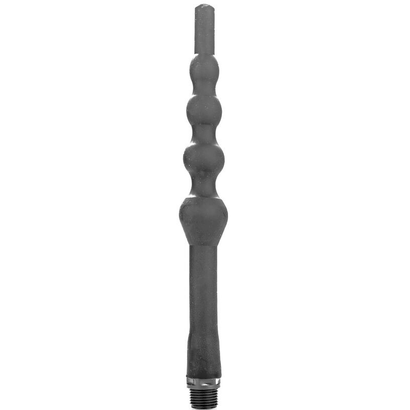 TUDO PRETO - CHUVEIRO ANAL DE SILICONE FRISADO 27 CM - D-229334 - Dona Pimenta TUDO PRETO - CHUVEIRO ANAL DE SILICONE FRISADO 27 CM - D-229334 - Dona Pimenta