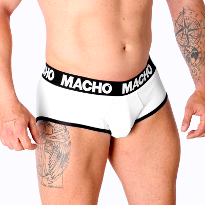 MACHO - MS30BL SLIP BRANCO S - D-239417 - Dona Pimenta