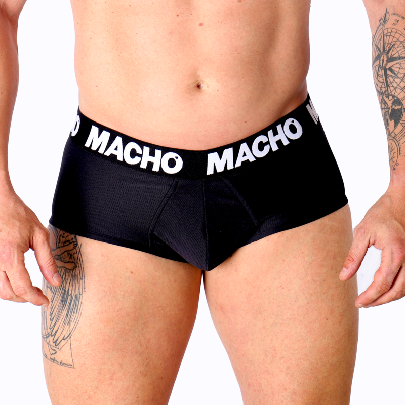 MACHO - MS30NG SLIP PRETO S - D-239421 - Dona Pimenta