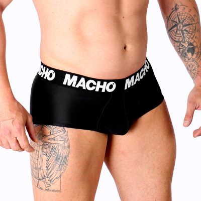 MACHO - MS30NG SLIP PRETO S - D-239421 - Dona Pimenta