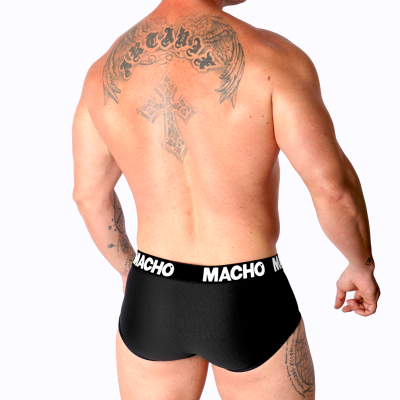 MACHO - MS30NG SLIP PRETO S - D-239421 - Dona Pimenta
