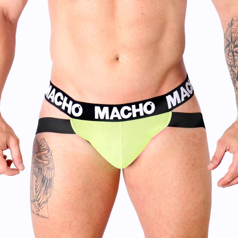 MACHO - MX28FA JOCK VERDE FLUOR S - D-239956 - Dona Pimenta