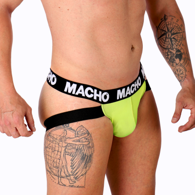MACHO - MX28FA JOCK VERDE FLUOR S - D-239956 - Dona Pimenta