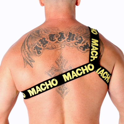 MACHO - ARNÊS ROMANO BRANCO S/M - D-239964 - Dona Pimenta