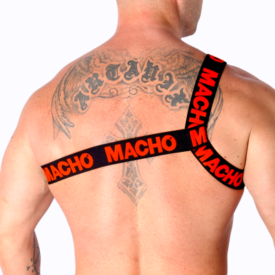 MACHO - ARNÊS ROMANO BRANCO S/M - D-239964 - Dona Pimenta