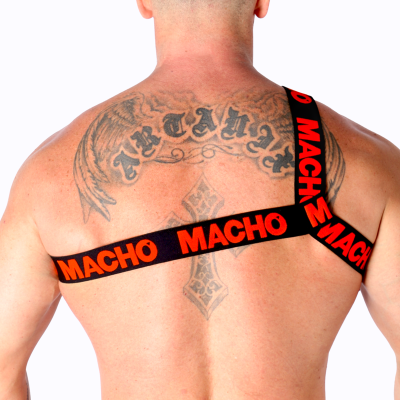MACHO - ARNÊS ROMANO BRANCO S/M - D-239964 - Dona Pimenta