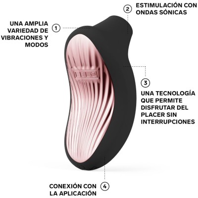 LELO - SONA 3 CRUISE MASSAGEADOR CLITÓRICO SÔNICO PRETO - D-245060 - Dona Pimenta