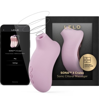 LELO - SONA 3 CRUISE MASSAGEADOR CLITÓRICO SÔNICO PRETO - D-245060 - Dona Pimenta