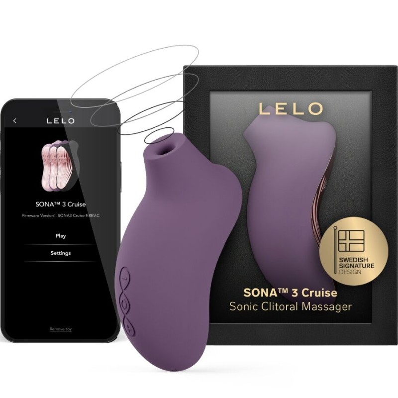 LELO - SONA 3 CRUISE MASSAGEADOR CLITÓRICO SÔNICO PRETO - D-245060 - Dona Pimenta