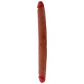 GET REAL - DILDO DE SILICONE DE DUAS PONTAS CARAMELO 40 CM - D-244990 - Dona Pimenta