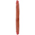 GET REAL - DILDO DE SILICONE DE DUAS PONTAS CARAMELO 46 CM - D-244991 - Dona Pimenta