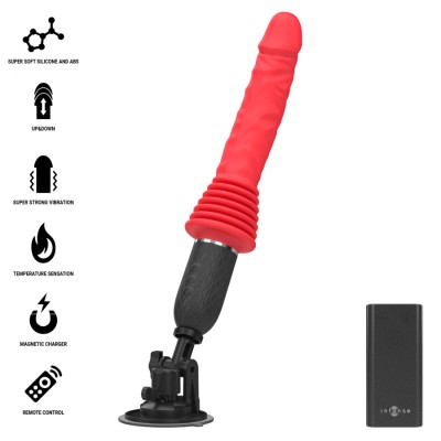 INTENSE - CYNTHIA VIBRADOR DE IMPULSO COM CONTROLE REMOTO E AQUECIMENTO - D-244830 - Dona Pimenta