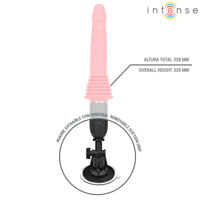 INTENSE - CYNTHIA VIBRADOR DE IMPULSO COM CONTROLE REMOTO E AQUECIMENTO - D-244830 - Dona Pimenta