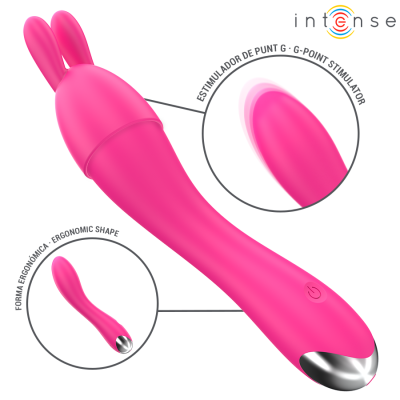 INTENSE - VIBRADOR CHER COM 20 PADRÕES E CABEÇAS INTERCAMBIÁVEIS - D-244828 - Dona Pimenta