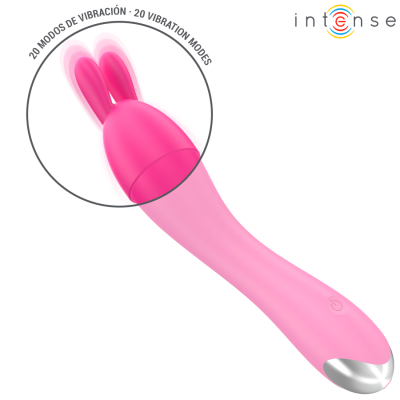 INTENSE - VIBRADOR CHER COM 20 PADRÕES E CABEÇAS INTERCAMBIÁVEIS - D-244828 - Dona Pimenta
