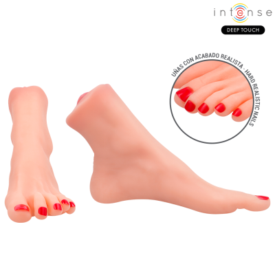 INTENSE DEEP TOUCH - GABBIE MASTURBADOR DE DUAS PEÇAS EM FORMATO DE PÉ - D-244826 - Dona Pimenta