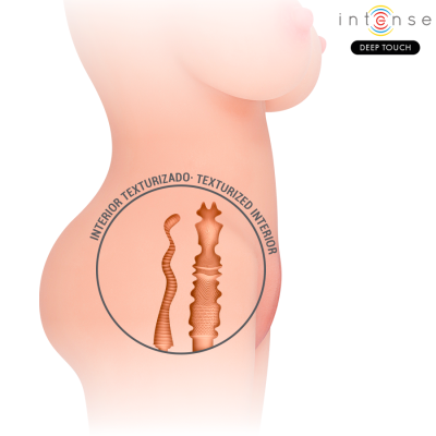 INTENSE DEEP TOUCH  - JESSE TORSO DUPLA VAGINA E MASTURBAÇÃO ANAL - D-244827 - Dona Pimenta