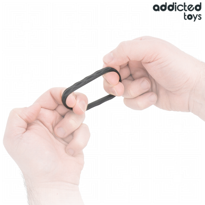 ADDICTED TOYS - CONJUNTO DE ANÉIS PENIANOS TEXTURIZADOS - 4 TAMANHOS - D-244829 - Dona Pimenta