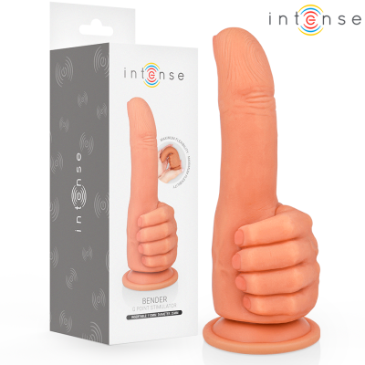 INTENSE - BENDER ESTIMULADOR DE PONTO G MÃO FLEXÍVEL 11,3 CM - D-244709 - Dona Pimenta
