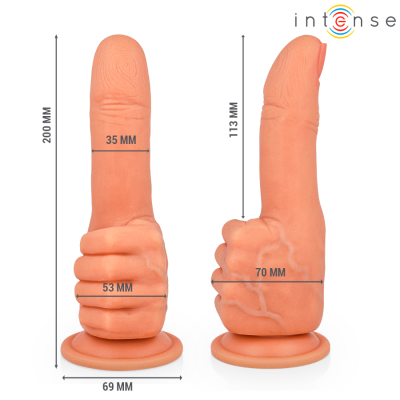 INTENSE - BENDER ESTIMULADOR DE PONTO G MÃO FLEXÍVEL 11,3 CM - D-244709 - Dona Pimenta